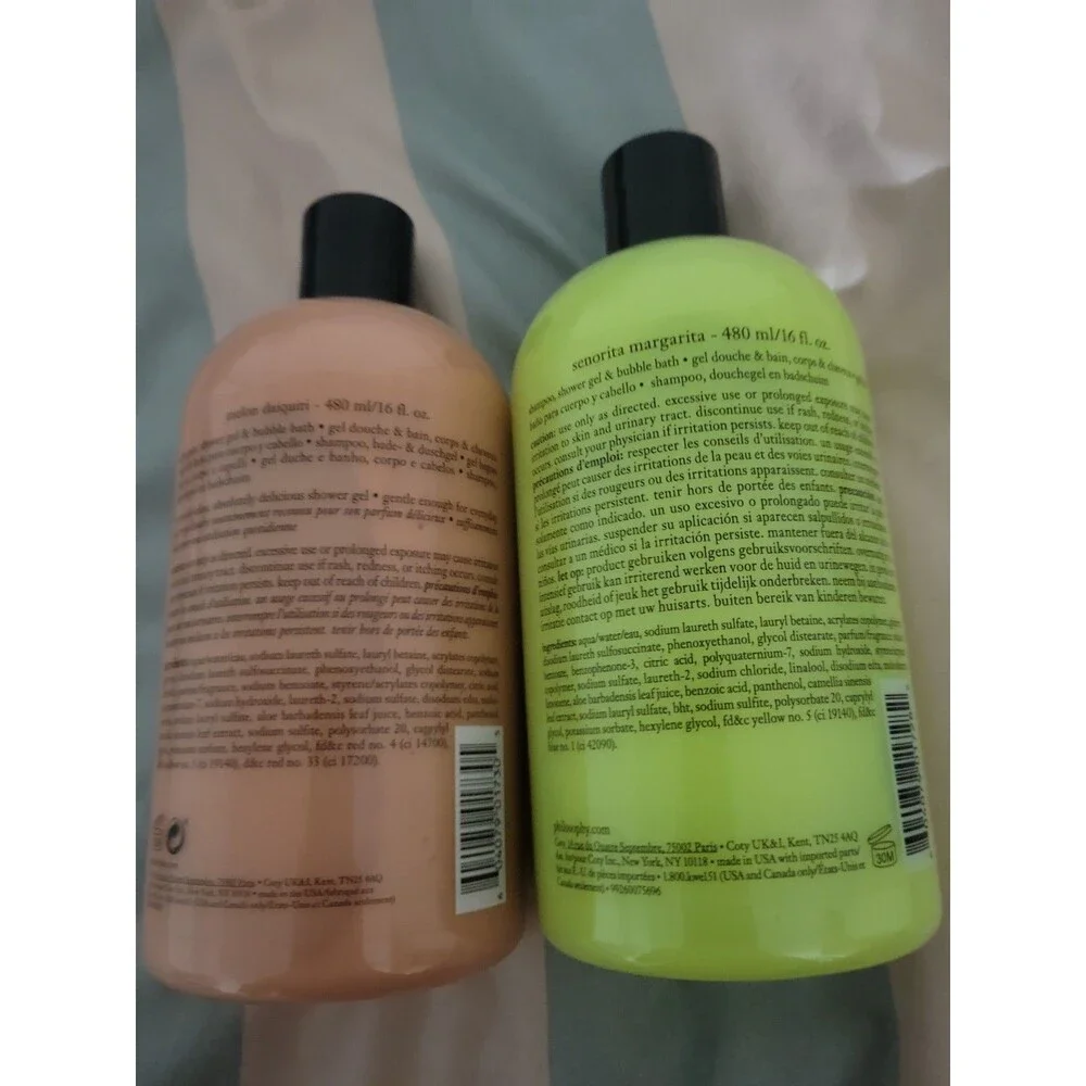 Philosophy Melon Daiquiri & Senorita Margarita 16oz NEW
